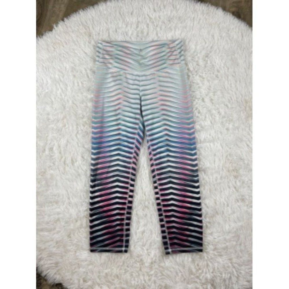 Athleta Multi Color Capri Leggings Sz S